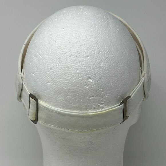 Vintage Ping Karsten Golf Visor Hat Cap Golfing Golfer USA Made Strapback White - Picture 3 of 15